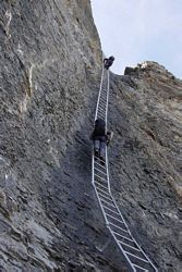 Der Schlussaufstieg zum Daubenhorn